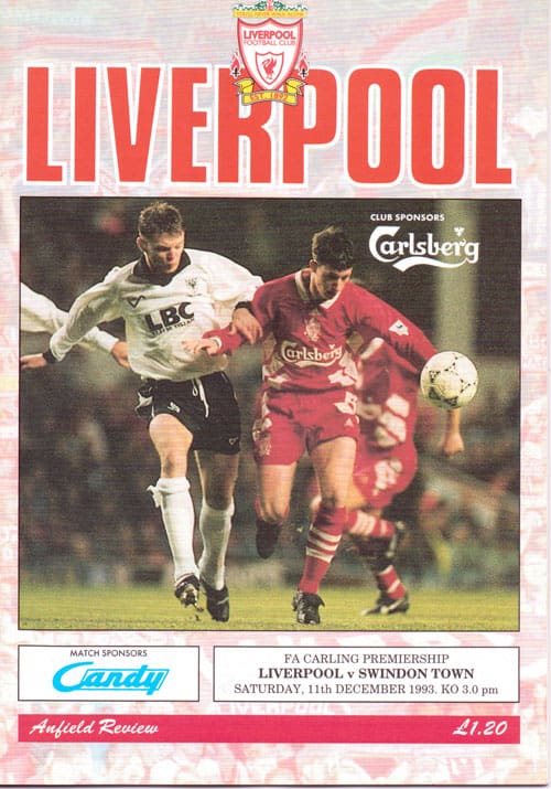 Liverpool FC v Swindon Town FC